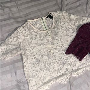 Forever 21 Tops - Lace crop tops Forever 21 Tops - Lace crop tops